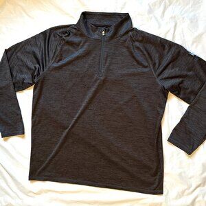 G/FORE Quarter-Zip Pullover Men's XL Black/Grey Golf Performance Stretch